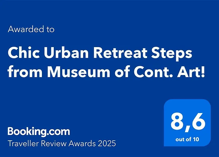 Chic Urban Retreat Steps From Museum Of Cont. Art!